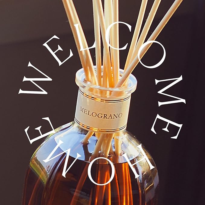 Dr. Vranjes - Melograno 500 ml Diffuser + Double Pack of White Sticks (3 Pieces Bundle) - Luxury Home Fragrance, Made in Italy, Main Scent: Fruity, Watermelon, Cassis, Red Grapes