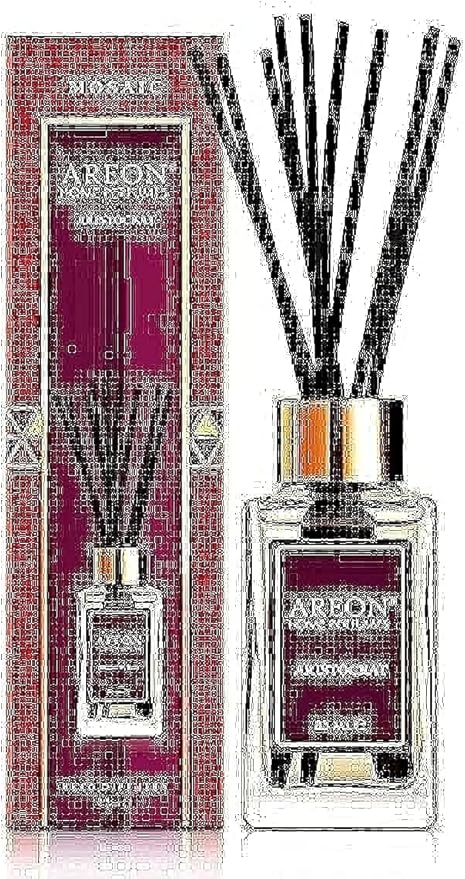 Areon Home Luxury Perfume Reed Diffuser + 10 Rattan Reeds, Aristocrat 85 ml