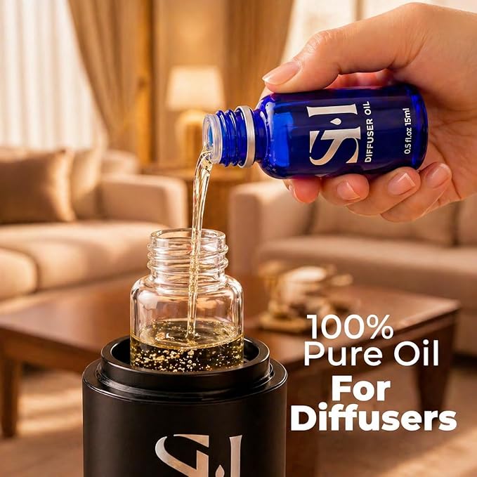 Royal Cashmere RC Hotel 5-Star RC05 Hotel Scent Diffuser Oil | 0.5 Fl oz (15 ml) - Waterless Diffuser Oil Refill & Highly Concentrated Fragrance Oil, Diffuser Oil Scents Luxury, Hotel Oil Diffuser
