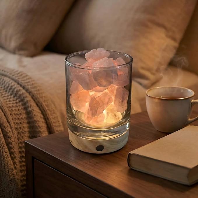 Himalayan Mineral Essential Oil Diffuser, Essential Oil Aromatherapy Lamp Gift Set, Natural Aromatherapy Diffuser for Home and Office Use, Relieves Stress and Purifies The Air