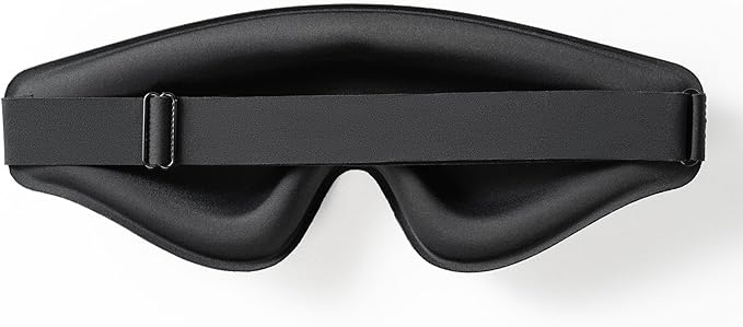 MYTREX 3D Contoured Sleep Mask for Side Sleepers, 100% Light Blocking Eye Mask for Sleeping, Soft Breathable Blackout Blindfold with Adjustable Strap for Travel, Nap, Night Shift & Insomnia Relief