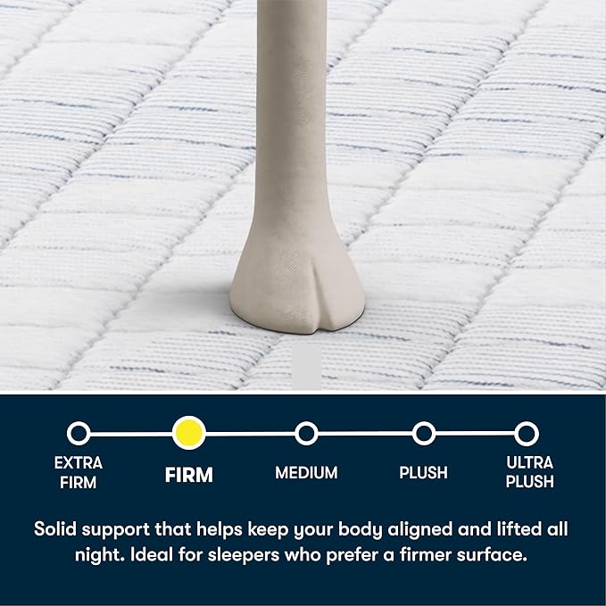 Serta Five Star Mattress Tranquility 12-Inch Firm– King– Zoned Support, Pressure Relief, Cooling– Bed-in-a-Box – Ideal for Back & Stomach Sleepers – 100 Night Trial, 10-Year Limited Warranty