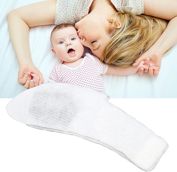 Qinlorgo Infant Protective Eye Cover, Nonwovens Baby Eye Mask Newborn Eye Shade for Newborn Protection