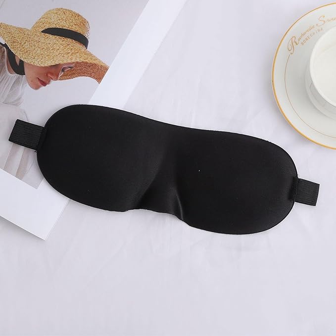 Soft Ergonomic Eye Cover Lightproof Knits Portable for & Sensitive Skin Comfort Breathable Eye