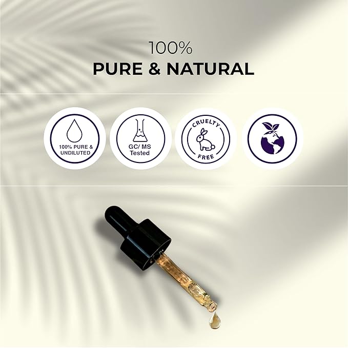 Jojoba Essential Oil 4 Fl Oz 100% Pure and Natural Essential Oil with Dropper for Diffuser Aromatherapy Massage Candle and Soap Making Fragrance (118 Ml)