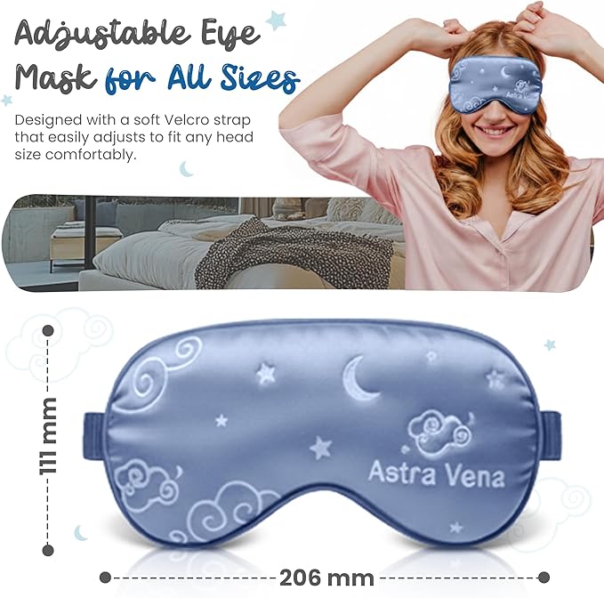 Child Travel Sleep Mask and Pillow Set - 2 in 1 Cute Character Design for Kids Rest, Naps and Relaxation. Soft Comfort with Bag Cover, Perfect for Flights, Car Trips 33cm (Blue)