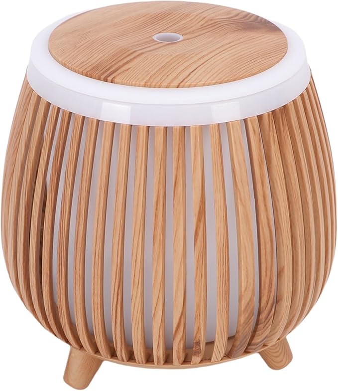 Jiawu Essential Oil Diffuser, Quiet 35db Auto Shut Off Oil Diffuser, Diffusers for Home with USB Power Supply for Bedroom Office Car Travel