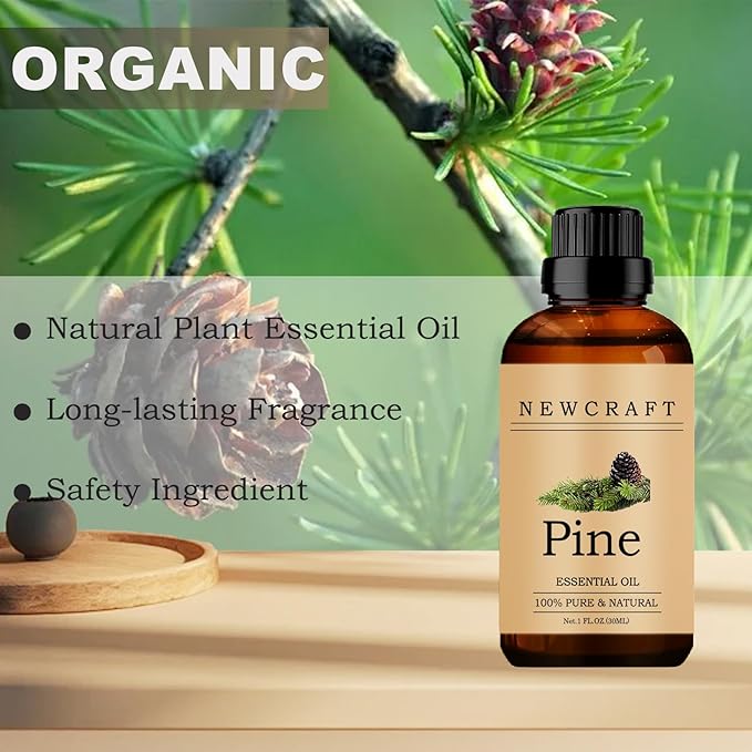 Pine Essential Oils, 100% Pure and Natural Essential Oil for Aromatherapy Diffuser - Pine/1 Fl Oz