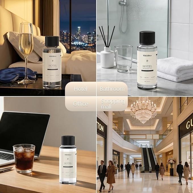 Hotel Collection Diffuser Oil - W Hotel - Inspired by Luxury Five Star Hotel Scent Oil for Essential Oil & Waterless Diffusers, Luxurious Scen Notes of Drange, Lily, Neroli(4.06FL.OZ)