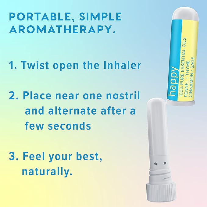 MOXĒ Nasal Inhaler Bundle, 8 Essential Oil Blends, Aromatherapy Sticks, Warming & Cooling Fragrances, Undiluted Oil, Natural Ingredients, Made in USA…