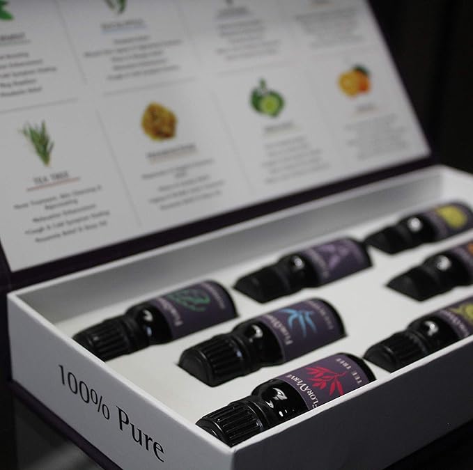 floraVerve Essential Oils Customized Set, Build Your Own Collection, All Natural & 100% Pure Aromatherapy Essential Oils, NO More Pre-Set Collection - Pick Only Those You Like! (8x10mL)