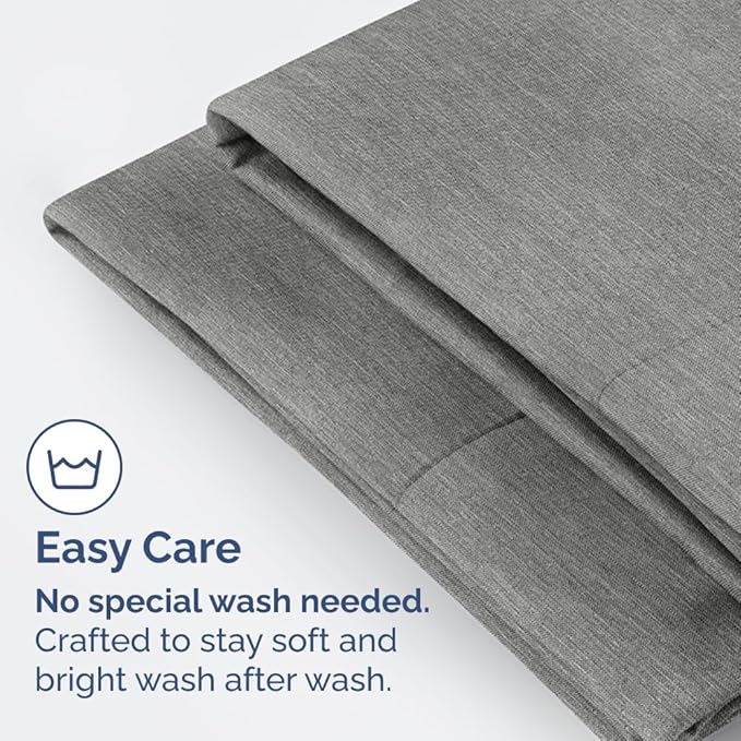 King Standard Pillow Cases Set of 2 - Ultra-Soft Hotel Quality Pillowcase Covers - Comfy, Cozy & Fade Free - Wrinkle Resistant - Machine Washable Pillow Protectors - 2 Piece Set - Heathered Grey