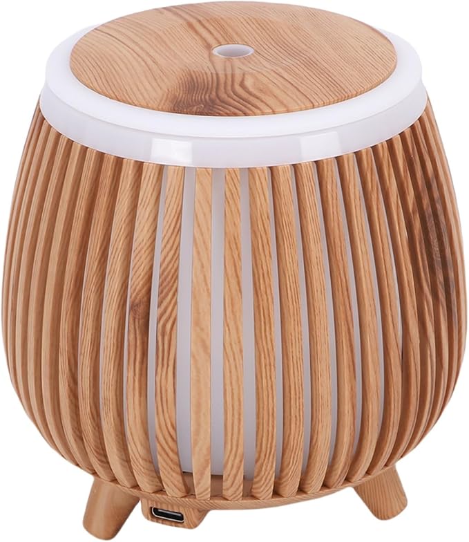 Fabater Essential Oil Diffuser, Quiet 35db Auto Shut Off Oil Diffuser, Diffusers for Home with USB Power Supply for Bedroom Office Car Travel