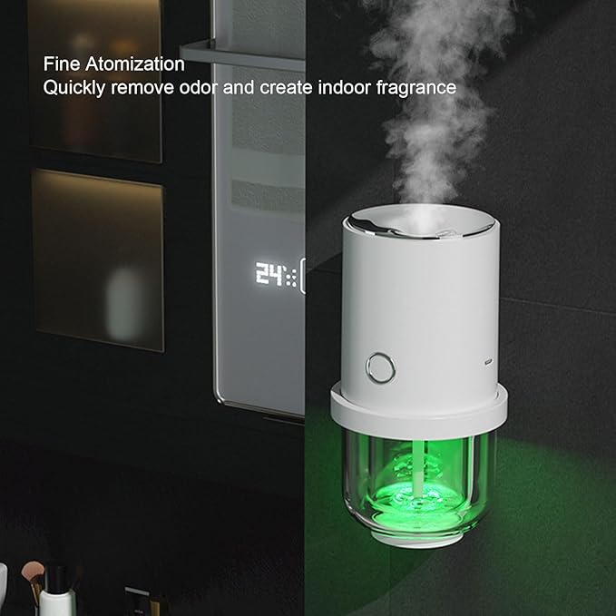 -Lasting Fragrance Essential Oil Diffuser for Home, Office & Hotel – 55ml Aroma Diffuser with Auto Shut-Off, 7 LED Colors, Quiet