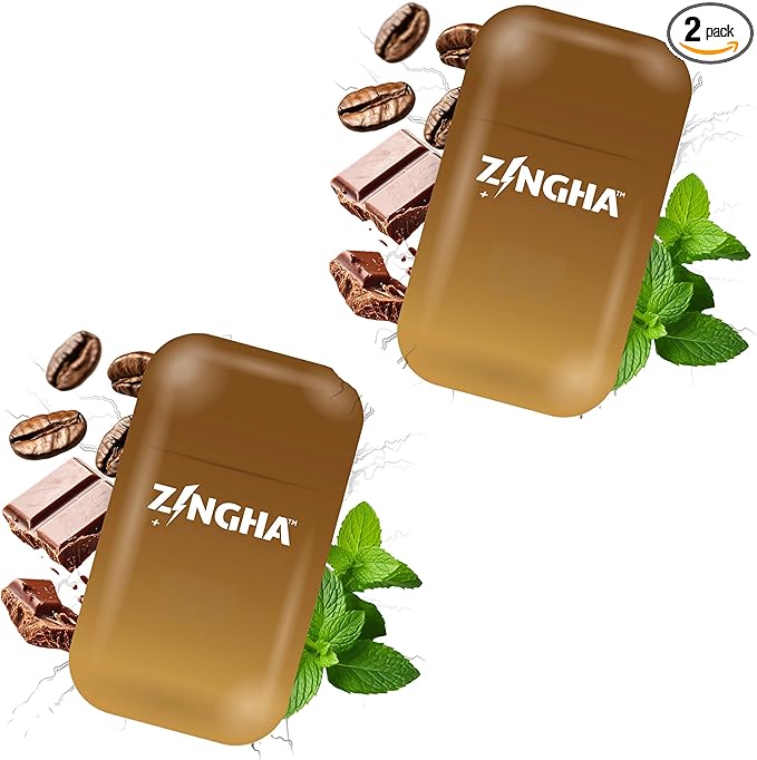 Z!NGHA Caffeinated Aromatherapy Nasal Inhaler Stick - Energy Nasal Stick with Peppermint & Eucalyptus Essential Oils - Natural Focus & Alertness Support, Sweet Surge