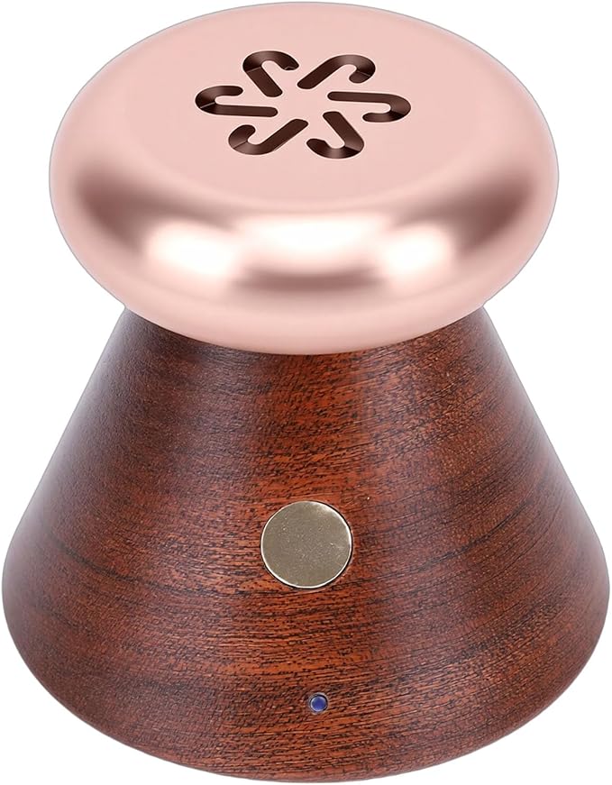 Wooden Essential Oil Diffuser, Auto Shut Off Scent Diffuser with Built in Lithium Battery, for Home Office Bedroom