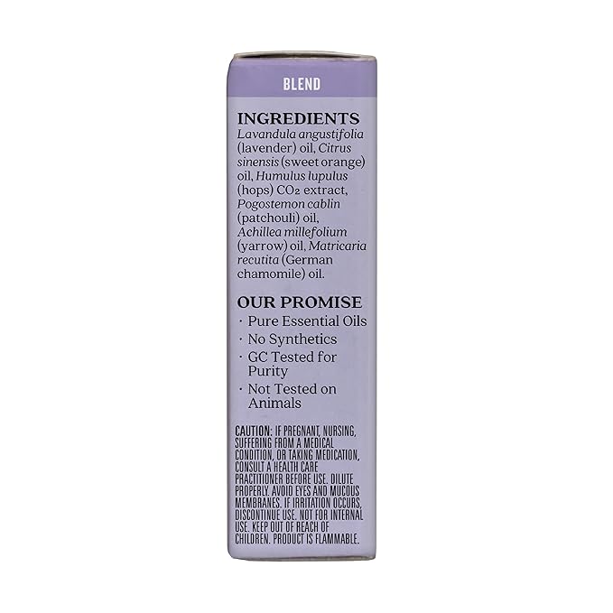 Aura Cacia Essential Oil Calming Pillow Potion, 0.5 Fluid Ounce