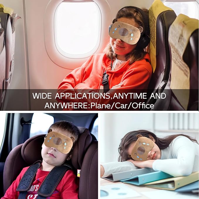 Cute Animal Sleeping Mask Sleep Mask, Funny Capybara Eye Masks for Travel Nap Sleeping Blindfold Eye Cover Eyeshade for Adult Teens Men Women - Sad Capybara, Brown