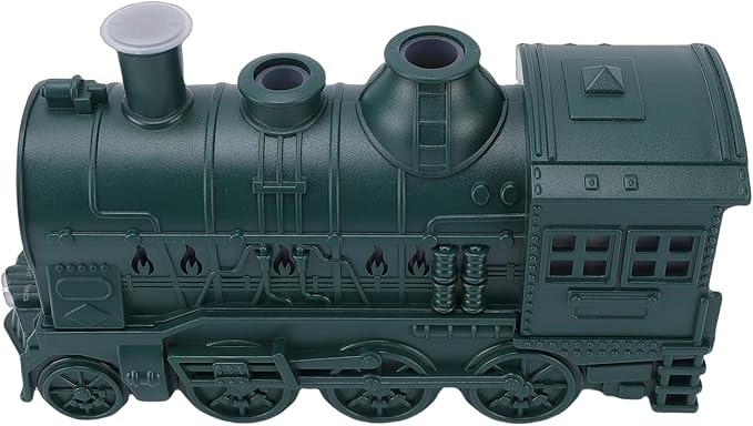 Train Humidifier, 300ml Cool Mist Essential Oil Diffuser with Dual Spray Modes 2 Colors Light 8H Timer, for Bedroom Office Desktop (Green)