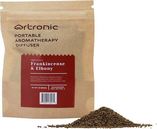 Aroma Diffuser-Compatible Scent Granule Starter Kit: Frankincense, 10g, Refills for Orbby Incense Burner