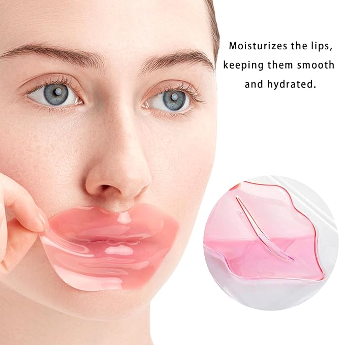 30PCS Lip Masks,Moisturizing Sleeping Lip Mask Sheet,Overnight Lip Masks Bulk,Effectively Nourishing Lip Patches for Spa Daily,Hydrating Lip Care Set for Women and Men