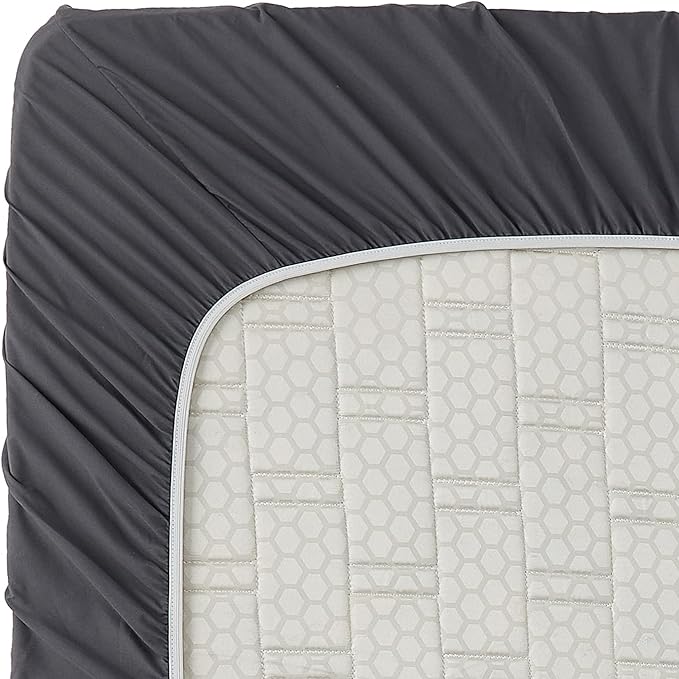 Clara Clark Bed Sheets, Premier 1800 Series 4 Piece Bed Sheet Set, Deep Pocket, Wrinkle, Fade, Stain Resistant, Luxury Soft Bedding Sheets & Pillowcases, King, Charcoal Gray