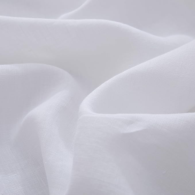 100% French Linen Pillowcase Set of 2, Breathable Envelope Closure Soft Linen Pillow Cover,Soft Luxury Hotel & Home Use, Mothers Day Mom Gift
