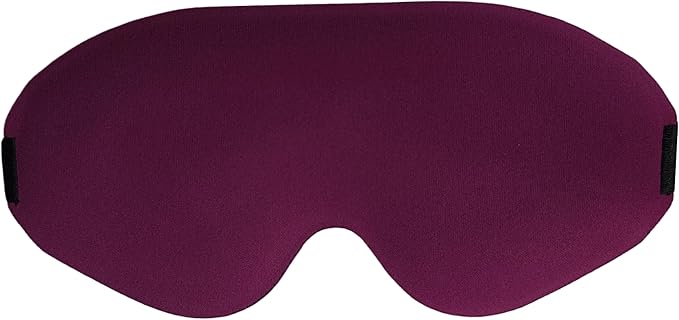 Sleep Mask for Side Sleeper, Light Blocking 3D Contoured Eye Mask, Zero Pressure Night Blindfold for Women & Men, Adjustable Strap, Soft Breathable Eye Cover