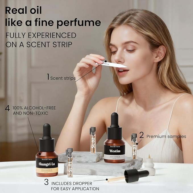Hotel Essential Oils for Diffuser - Inspired by Westim Hotel Home Luxury Scents, Premium Fragrance Oil for Ultrasonic and Waterless Diffusers and Crafting - 15 mL