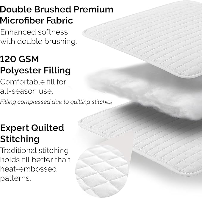 Southshore Fine Living, Inc. King Quilt Bedding Set with Shams, Coverlet Quilt King Size Bedspread, Luxury Bedding, Bed Spread for Kings/California Kings, Lightweight Quilted Coverlet, White Quilts