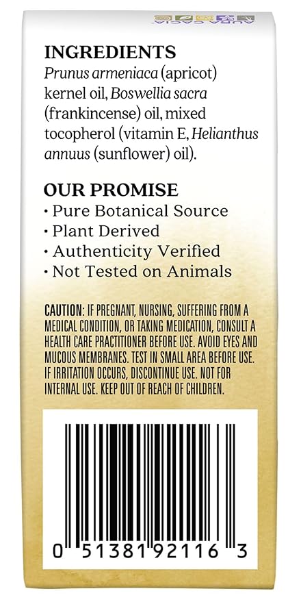 Aura Cacia Frankincense Roll-On | GC/MS Tested for Purity | 9.2ml (0.31 fl. oz.)