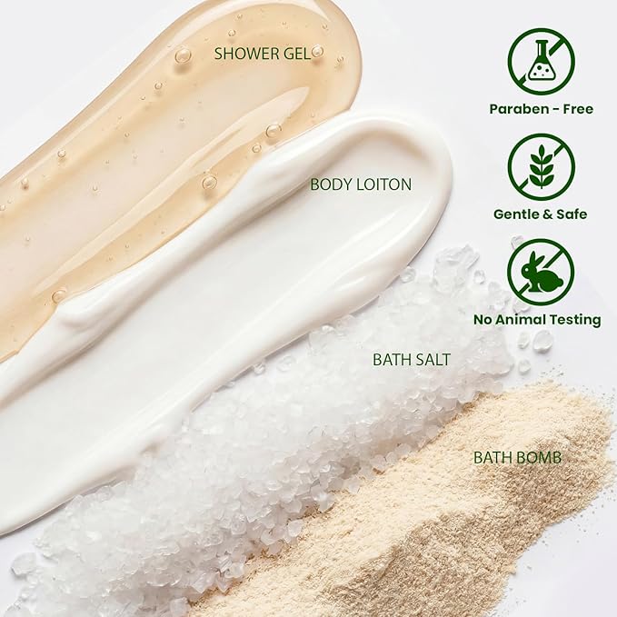 spa luxetique Bath Sets for Women Gift - 10PCS Vanilla Scent Spa Kit, Spa Gift Baskets for Her Birthday, Mother's Day Gifts for Women, Mother, Wife, Girlfriends