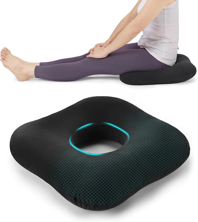 Donut Pillow Tailbone Pain Relief Cushion Bed Sores, Bed Sore Cushions for Butt, Positioning Pillow, Anti-Decubitus Pad for Hemorrhoids, After Surgery