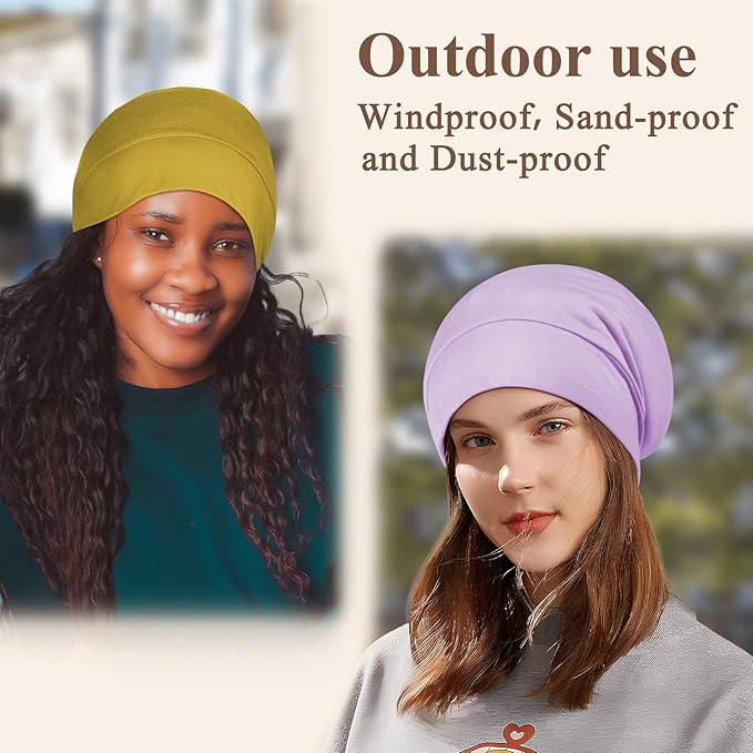 OLESILK 100% Mulberry Silk Bonnet for Sleeping Women, Silk Hair Wrap for Sleeping for Women&Men, Real Silk, Not Satin, Yellow