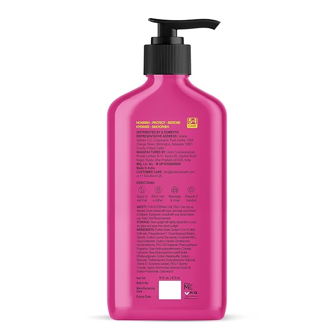 Botanic Hearth African Shea Butter Shampoo Infused With Jojoba Oil, Hyaluronic Acid, Vitamin E & Ceramide | Clarifying Shampoo To Nourish, Defend & Strengthen Hair | For All Hair Types, 16 Fl Oz