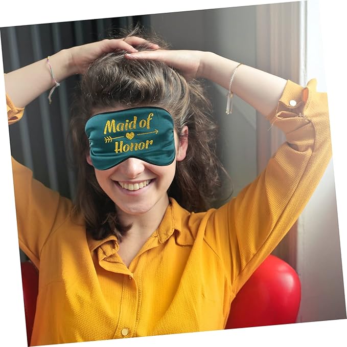 Sleep Mask Adjustable Eye Mask for Comfortable Light Blocking Dual-Sided Eye Shades for Travel and Relaxation for Light Sleepers and Migraine Relief