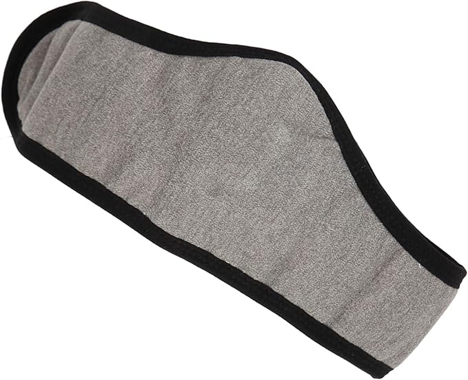 Sleep Mask for Side Sleeper Women Men, Eye Mask for Sleeping Light Blocking, Sleeping Ear Wrap Ear Adjustable Breathable Warm for Flight Nap (Gray)
