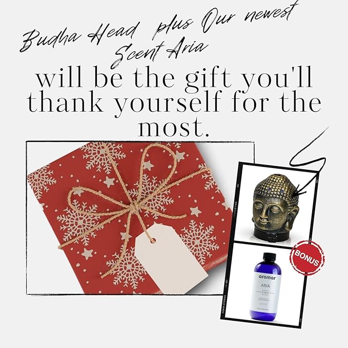 Aromar Buddha Ceramic Diffuser, Bronze