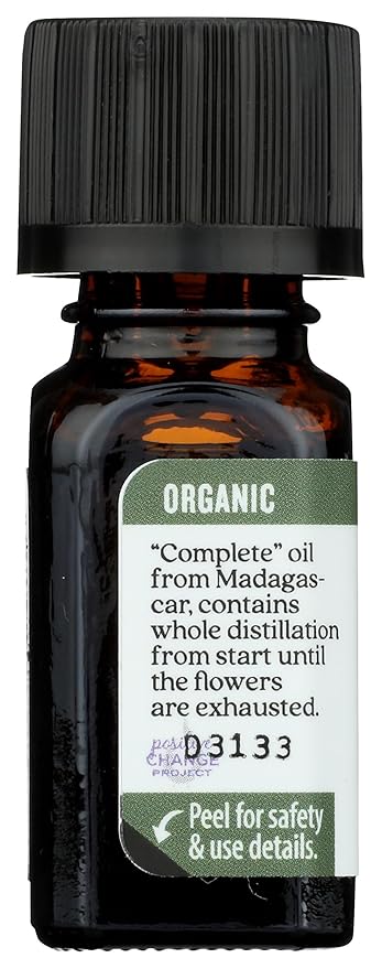 AURA CACIA Organic Ylang Ylang, 0.25 FZ