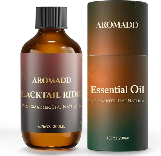 Aromadd Blacktail Ridge Diffuser Oil Inspired by Luxury Hotel Scent 6.76 Fl Oz (200ml), Aroma Diffuser & Hotel Fragrance Diffuser Oil, Essential Oil Diffuser for Aromatherapy, Long-Lasting