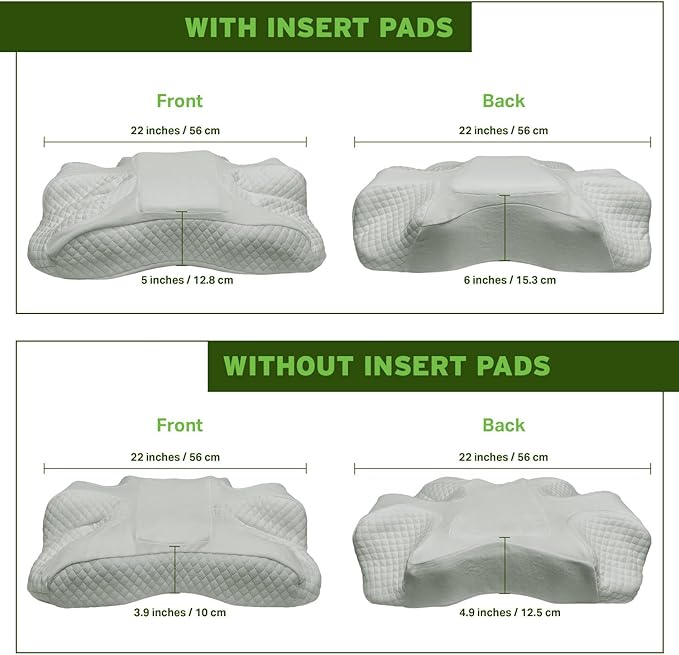 EnduriMed CPAP Pillow for Side Sleeping - Adjustable Memory Foam CPAP Pillows for Side & Back Sleepers - Eligible for Better Sleep with CPAP Machine