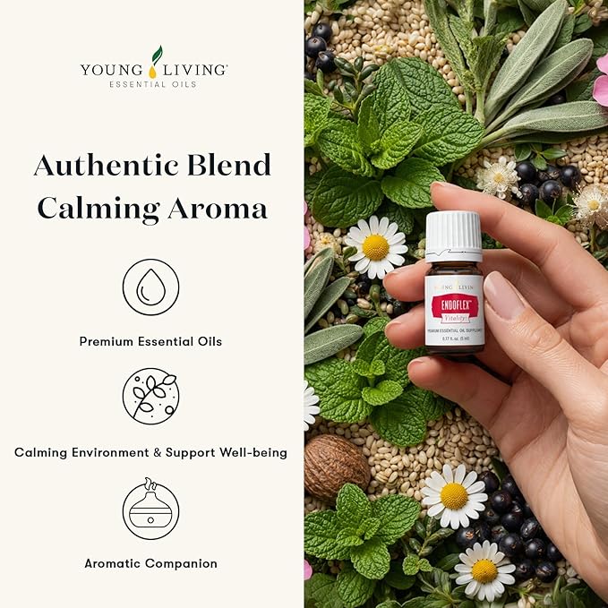 Young Living EndoFlex Essential Oil Blend | 5 ml | for Diffusers & Topical Use | Supports Balance & Vitality | Premium, Sustainably Sourced Essential Oils