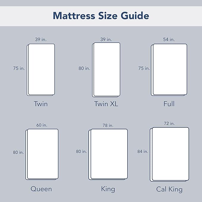SERTA Down Illusion Soft Hypoallergenic 2 inch Pillowtop Simple Fit Mattress Topper, Full, White