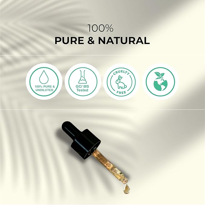 Neem Essential Oil 4 Fl Oz 100% Pure and Natural Essential Oil with Dropper for Diffuser Aromatherapy Massage Candle and Soap Making Fragrance (118 Ml)