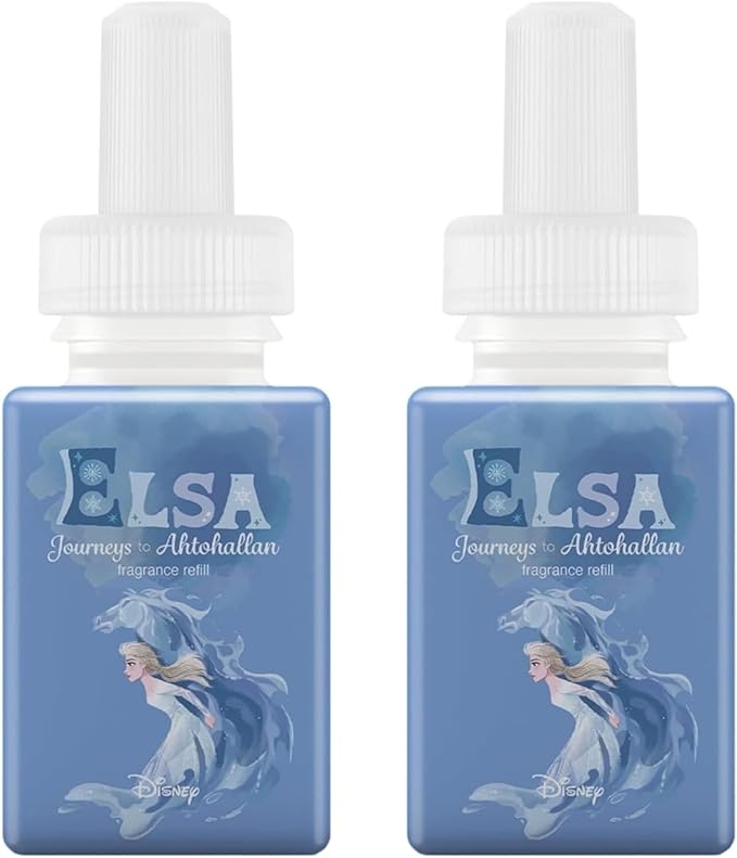 Pura Disney Collection Scent Refill - Smart Home Air Diffuser - Home Scent Refill - Up to 120-Hours of Premium Fragrance per Vial - Diffuser Fragrance - 2 Pack, Elsa Journeys to Ahtohallan