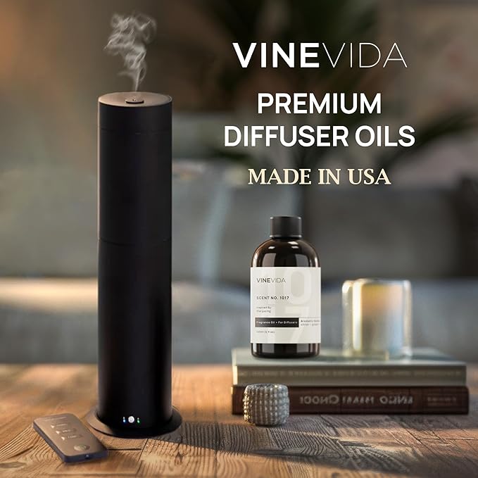 VINEVIDA White Tea Fragrance Oil for Cold Air Diffusers - (128 Fl Oz) - Essential Oils for Diffuser Oil Refill & Air Freshener Room Spray