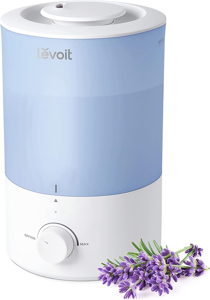 LEVOIT Air Purifiers for Home Bedroom, Smart WiFi, Auto Mode, Covers Up to 1095 Ft² ft & Dual 150 Humidifiers for Bedroom Large Room, 3L Cool Mist Top Fill Essential Oil Diffuser