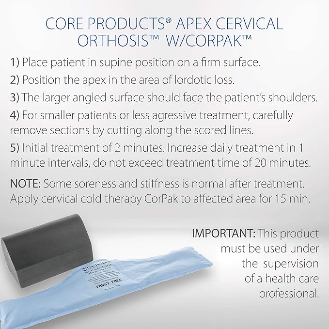 Core Products Apex Cervical Orthosis w/Cervical Soft Comfort CorPak Kit