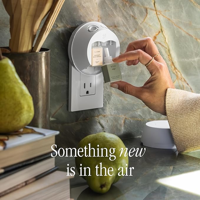 Pura 4 Smart Fragrance Bundle - Pura V4 Diffuser with Malodor Fragrances - Wi-Fi Smart Device for Personalized Home Scenting Experience - Dual Scent Capability - Includes Juicy Acai