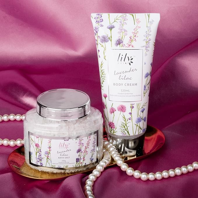 Mother's Day Gift Basket for Women - 15-Piece Lavender Bath and Body Gifts for Women, Spa Gift Basket for Women, Spa Kit | Birthday, Valentines Day Gifts, Christmas Gift, Perfect Present for Her & Mom